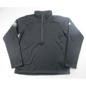 The North Face Sweatshirt Mens Large Black Pullover 1/2 Zip Logo Outdoor Active‎